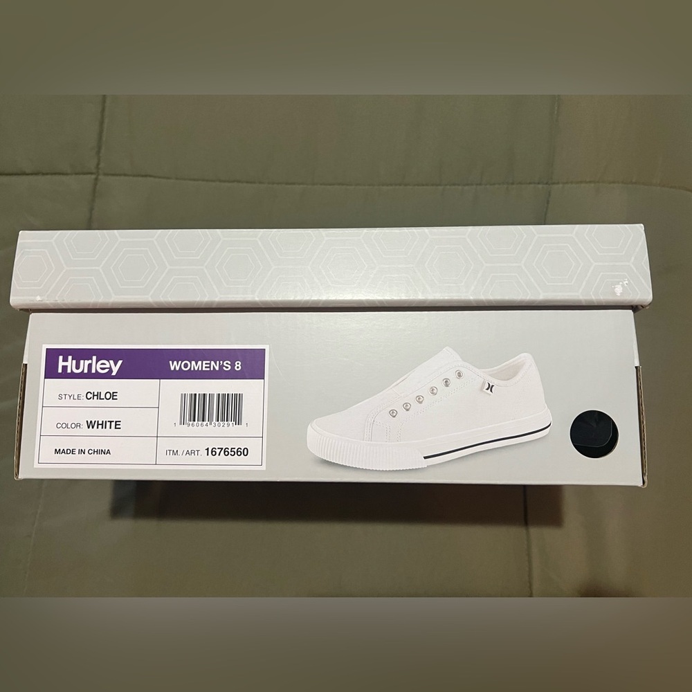 Hurley White Textile Sneakers - Picture 5 of 5